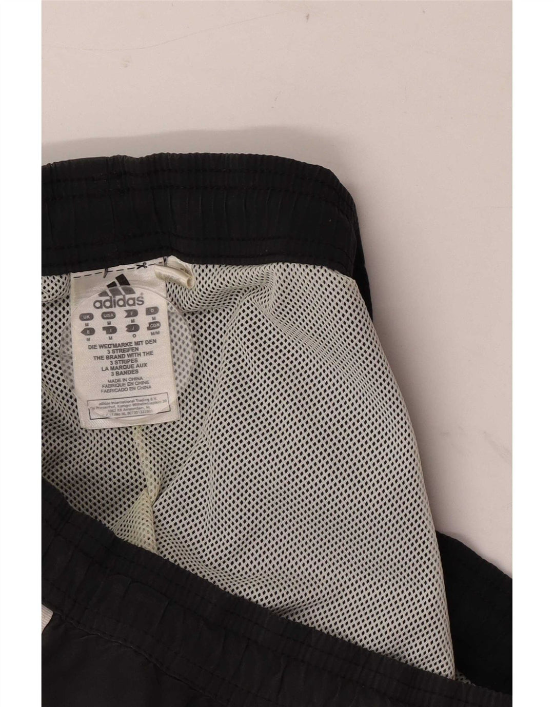 Costume de baie pentru bărbați Adidas, bumbac mediu negru