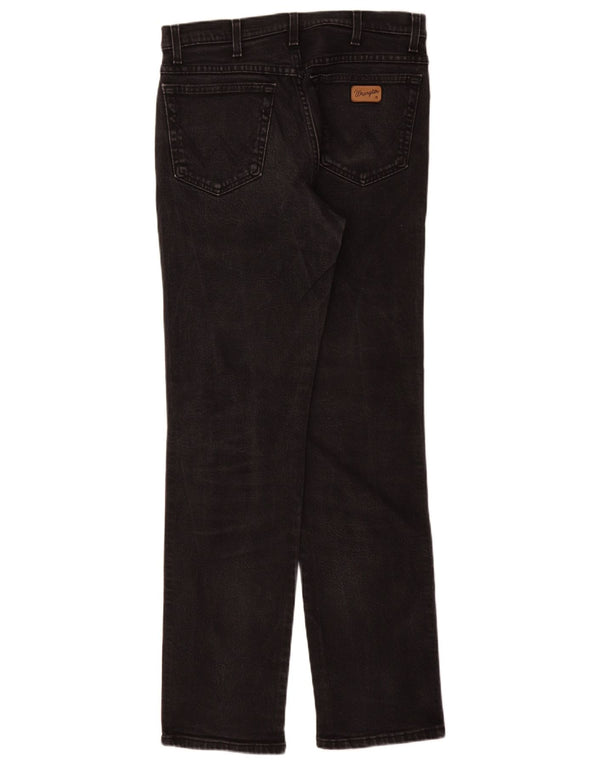 Blugi drepte stretch pentru bărbați Wrangler Texas W33 L34 bumbac negru