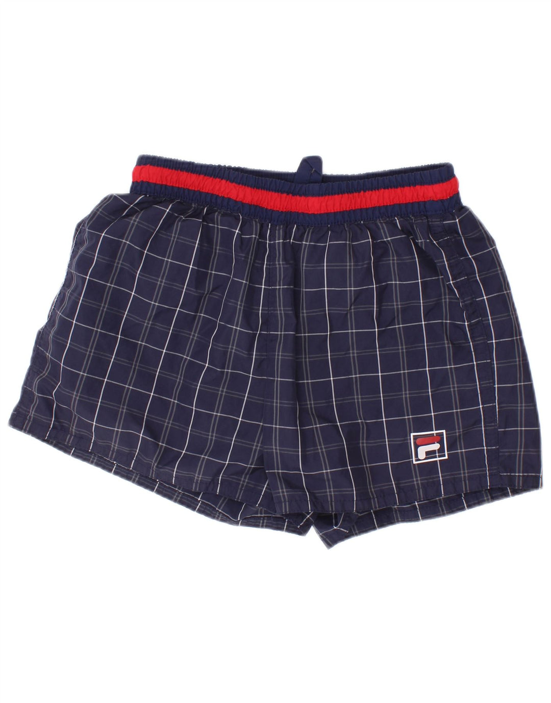 Pantaloni Scurt De Înot Fila Băieți 7-8 Ani Bleumarin Check