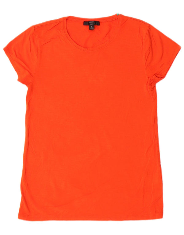 J. CREW Tricou 365 pentru femei Top UK 10 Small Orange Modal