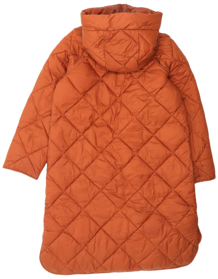 Palton căptușit supradimensionat cu glugă pentru femei Barbour UK 8 Poliamidă maro mică
