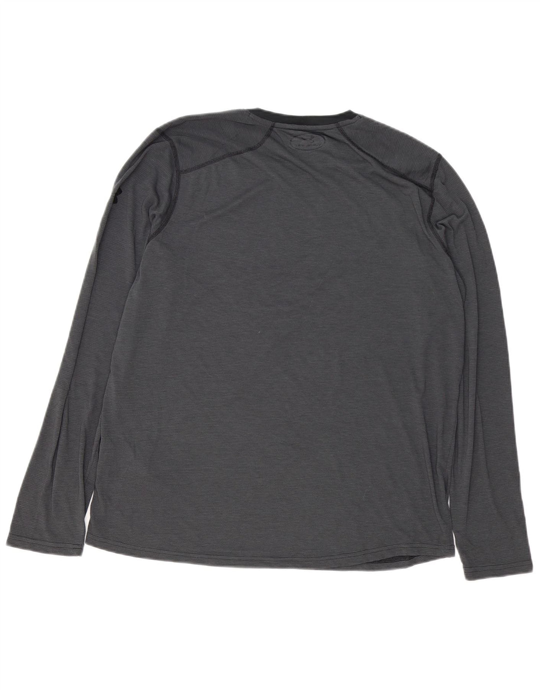 UNDER ARMOUR Bărbați Heat Gear Top cu mânecă lungă, mare, gri, poliester