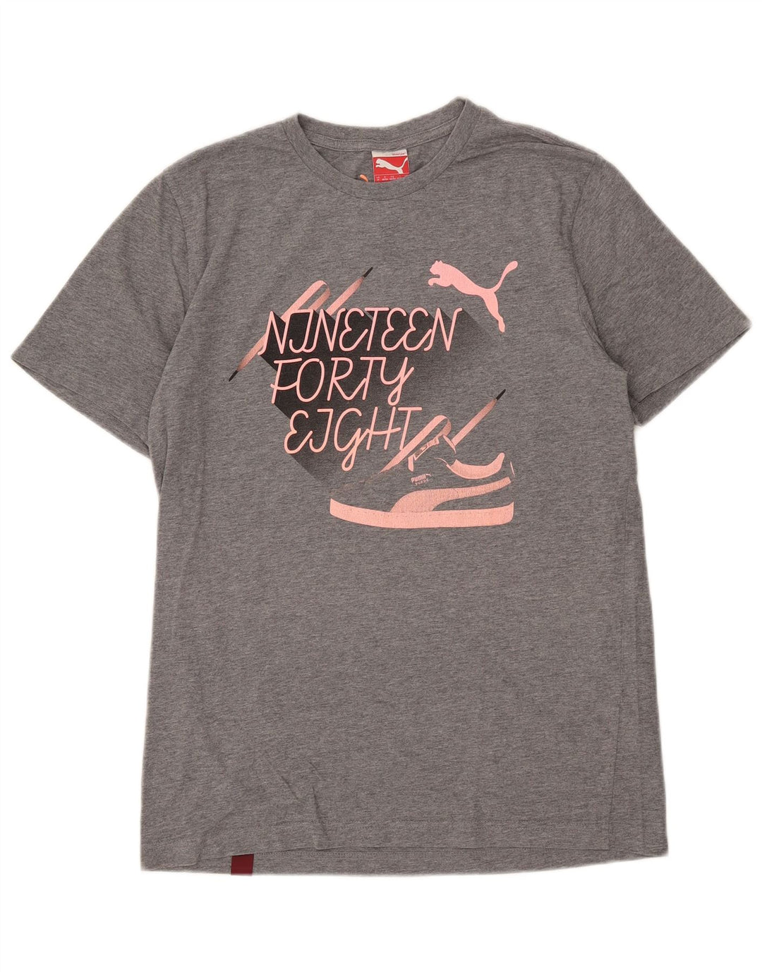 Tricou grafic Puma pentru bărbați Top Medium Gri