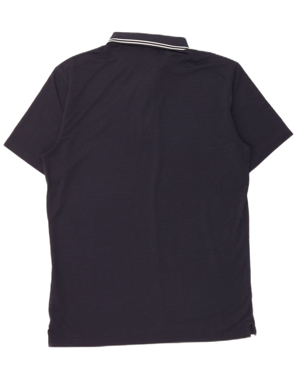 Cămașă polo Calvin Klein pentru bărbați, poliester mediu bleumarin