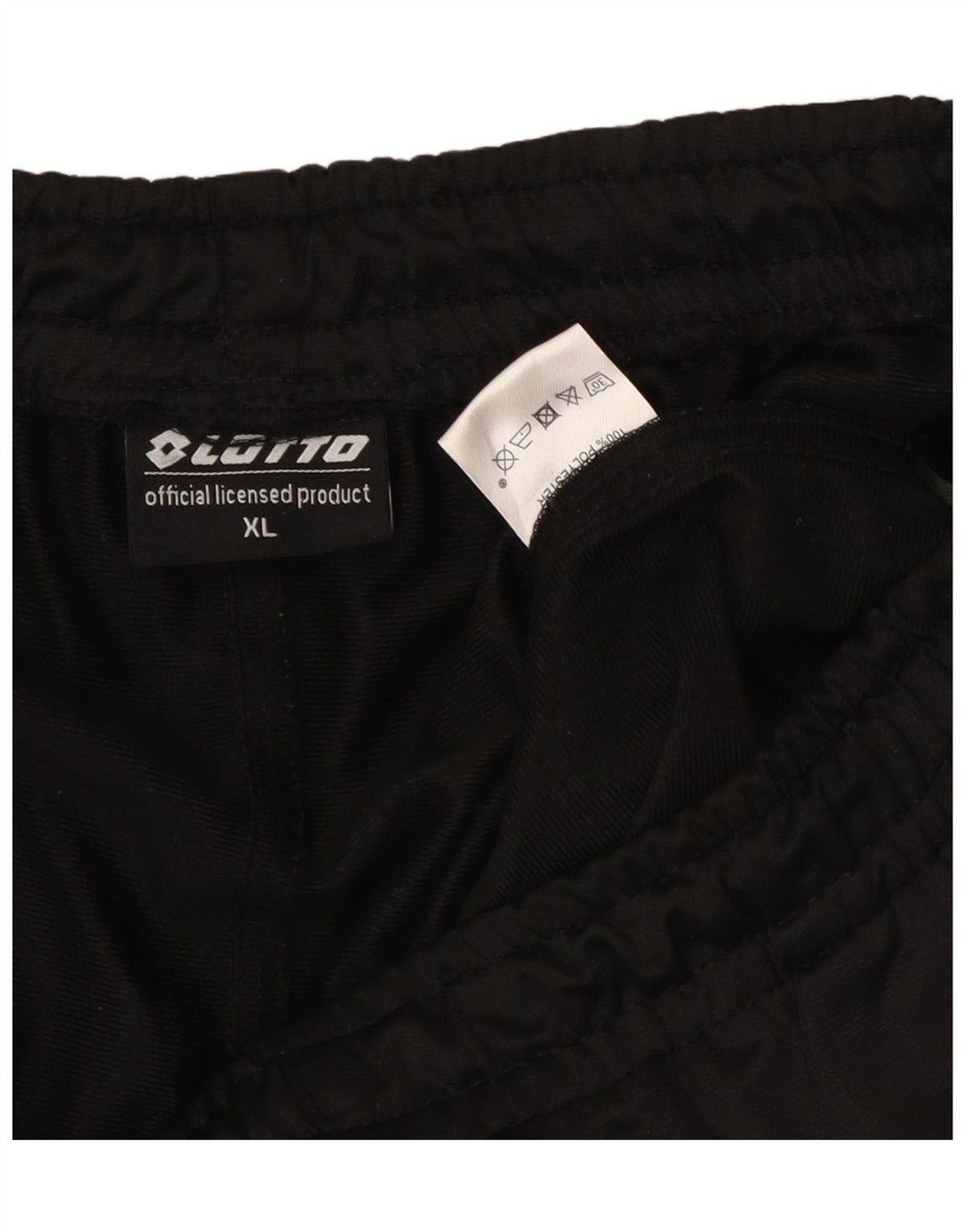 Pantaloni de trening pentru bărbați Lotto Pantaloni de jogging XL Poliester negru
