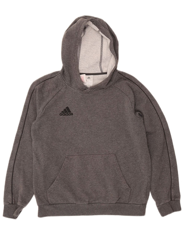 Pulover ADIDAS pentru baieti 13-14 ani bumbac gri