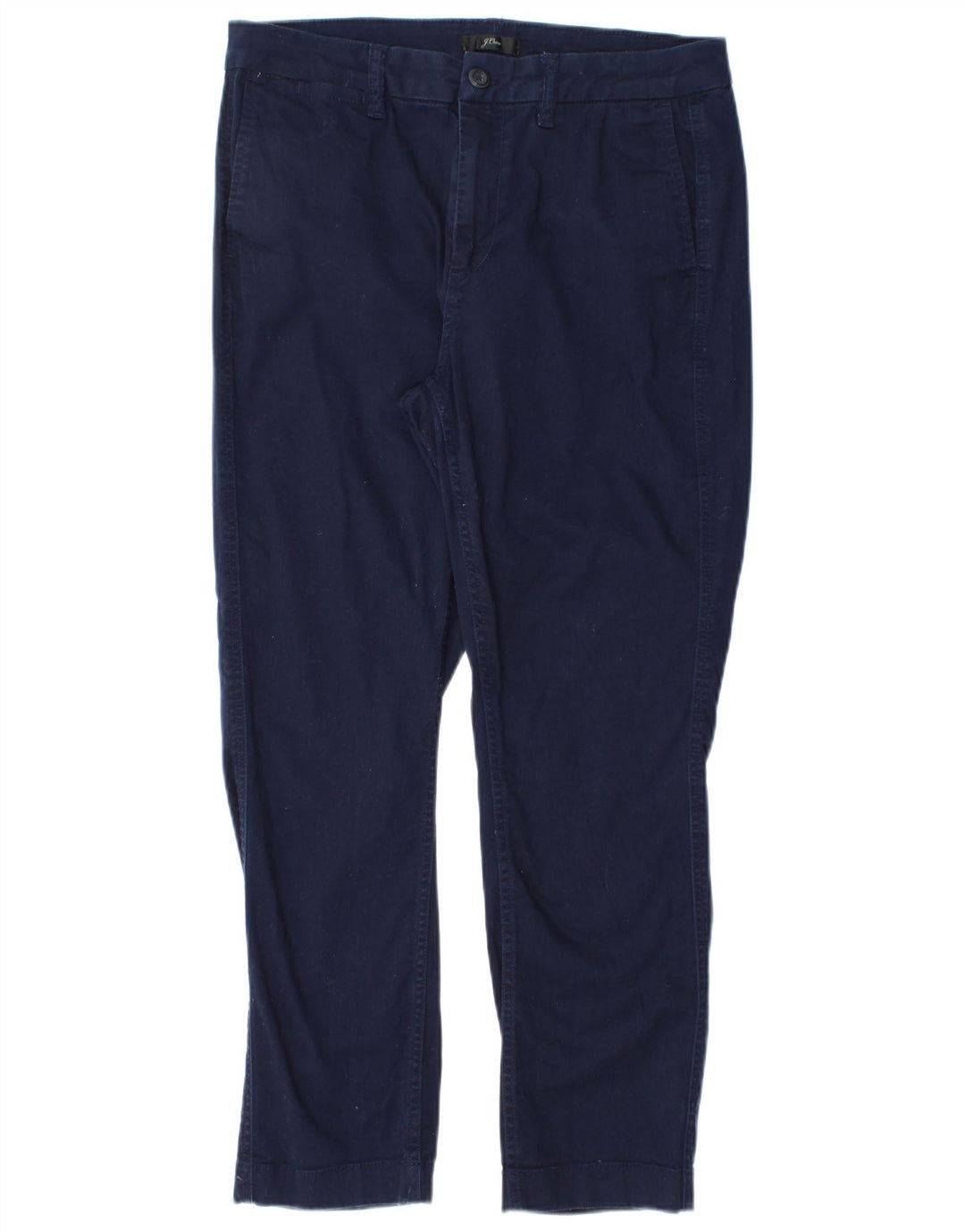 Pantaloni chino slim pentru femei J. Crew L27 L26 bumbac bleumarin
