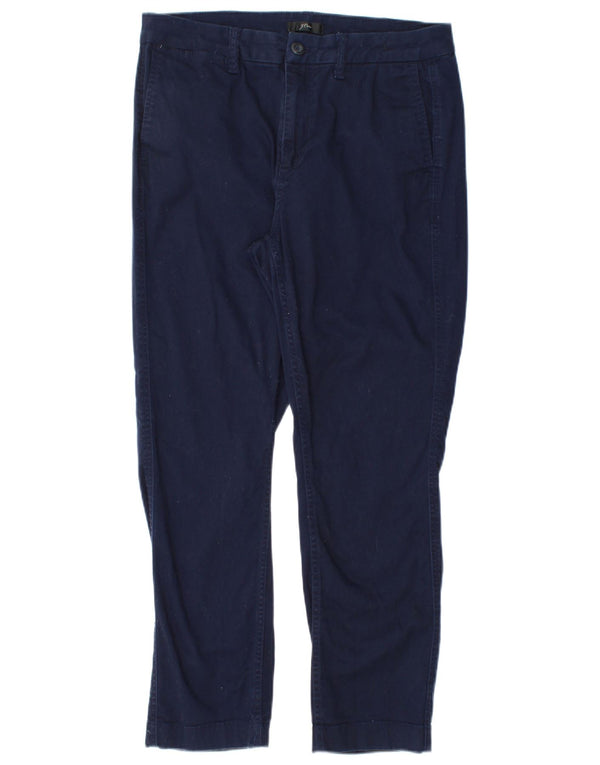 Pantaloni chino slim pentru femei J. Crew L27 L26 bumbac bleumarin