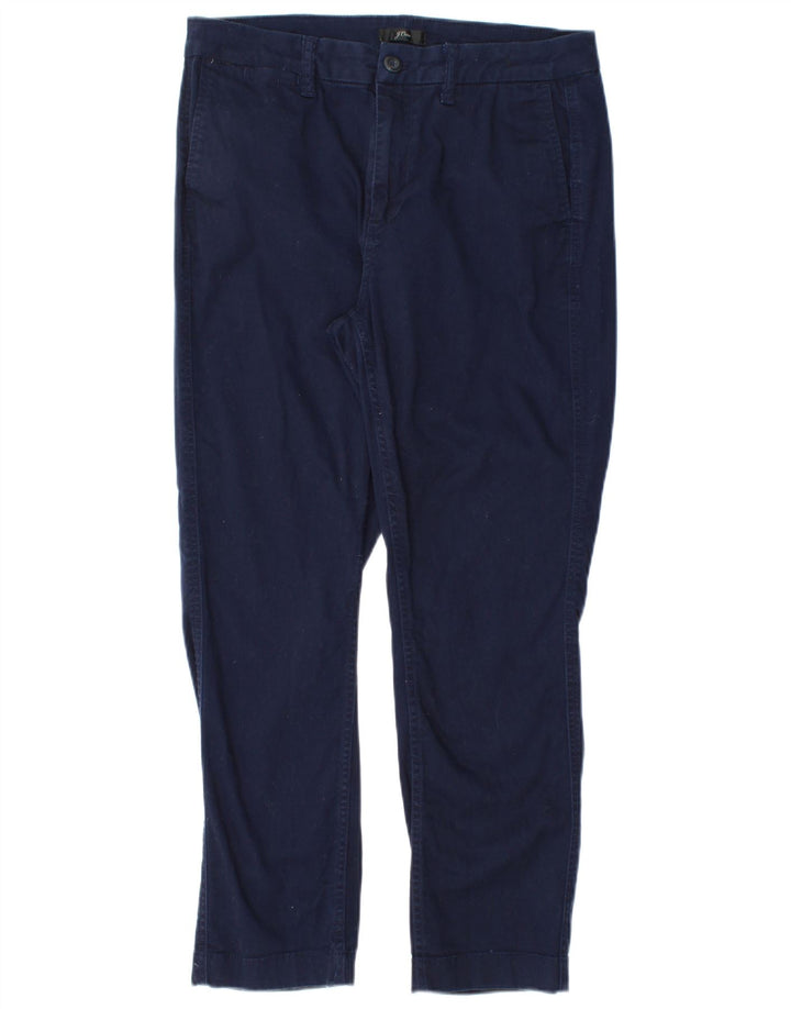 Pantaloni chino slim pentru femei J. Crew L27 L26 bumbac bleumarin