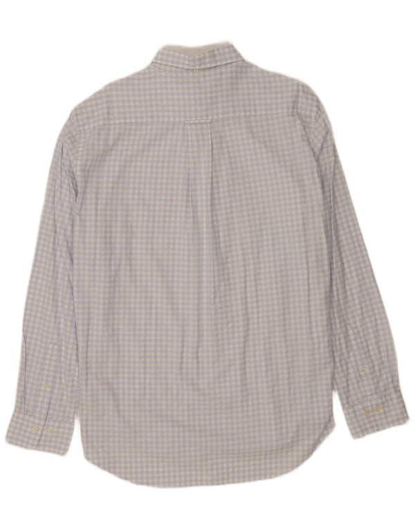 Cămașă Gant pentru bărbați, cu formă regulată, mărimea 43/44 17 1/2 XL, bumbac vichy albastru