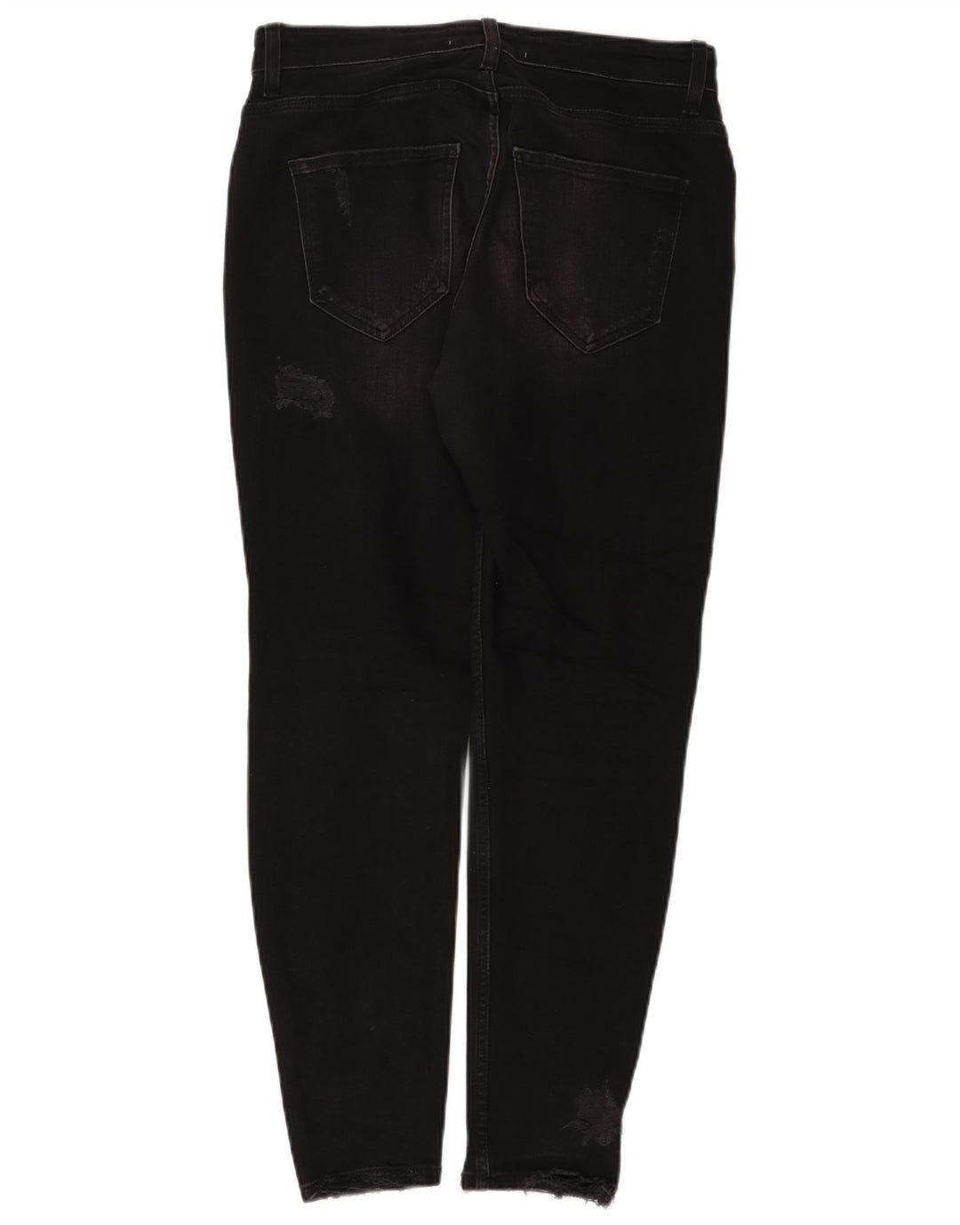 Blugi pentru bărbați slim învechiți de la Zara EU 40 Medium L31 L28 Bumbac negru
