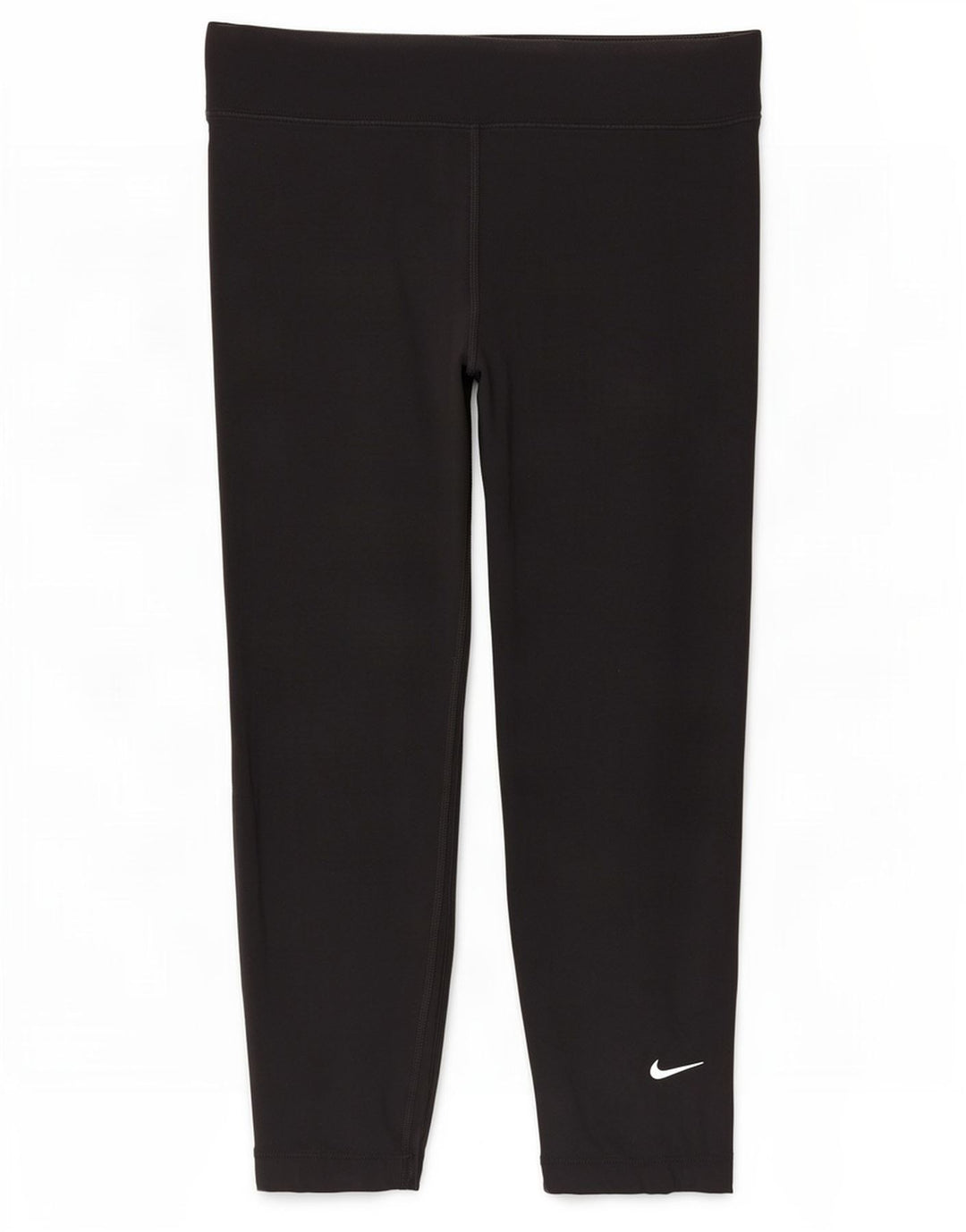 Leggings crop pentru femei Nike UK 12, bumbac mediu negru