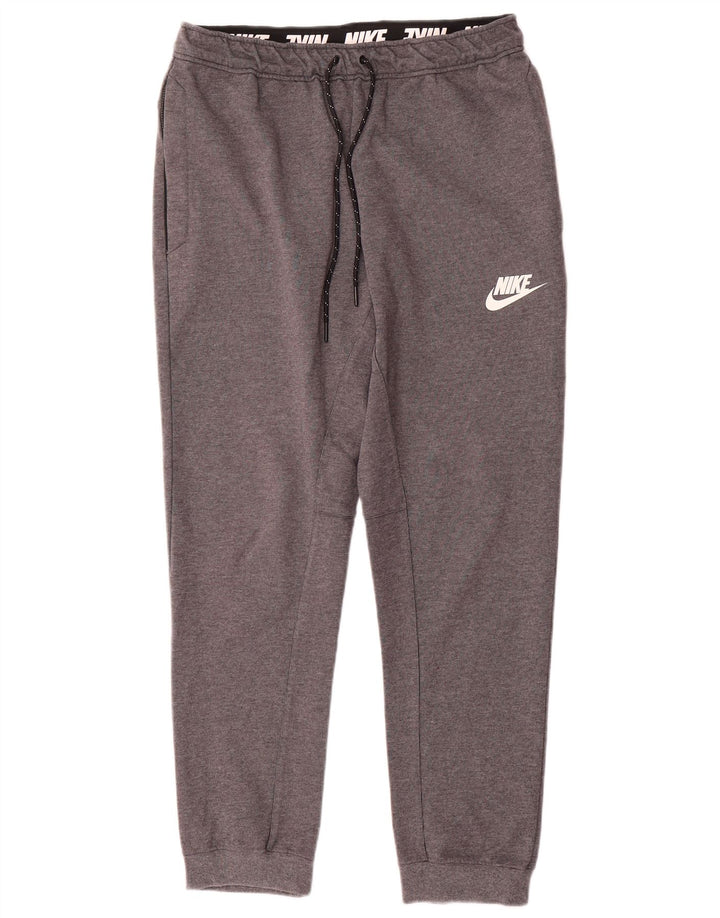 Pantaloni de trening pentru bărbați Nike Pantaloni de jogging, bumbac cu pete gri mediu