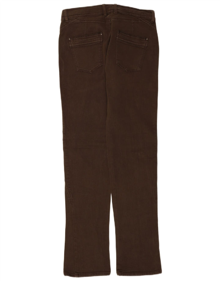 Blugi drepti pentru femei Sisley IT 44 Medium W30 L34 Maro Bumbac