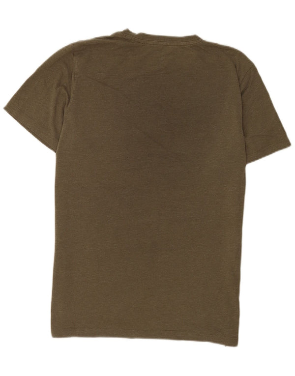 Tricou Jack & Jones pentru bărbați Top Medium Khaki Colorblock