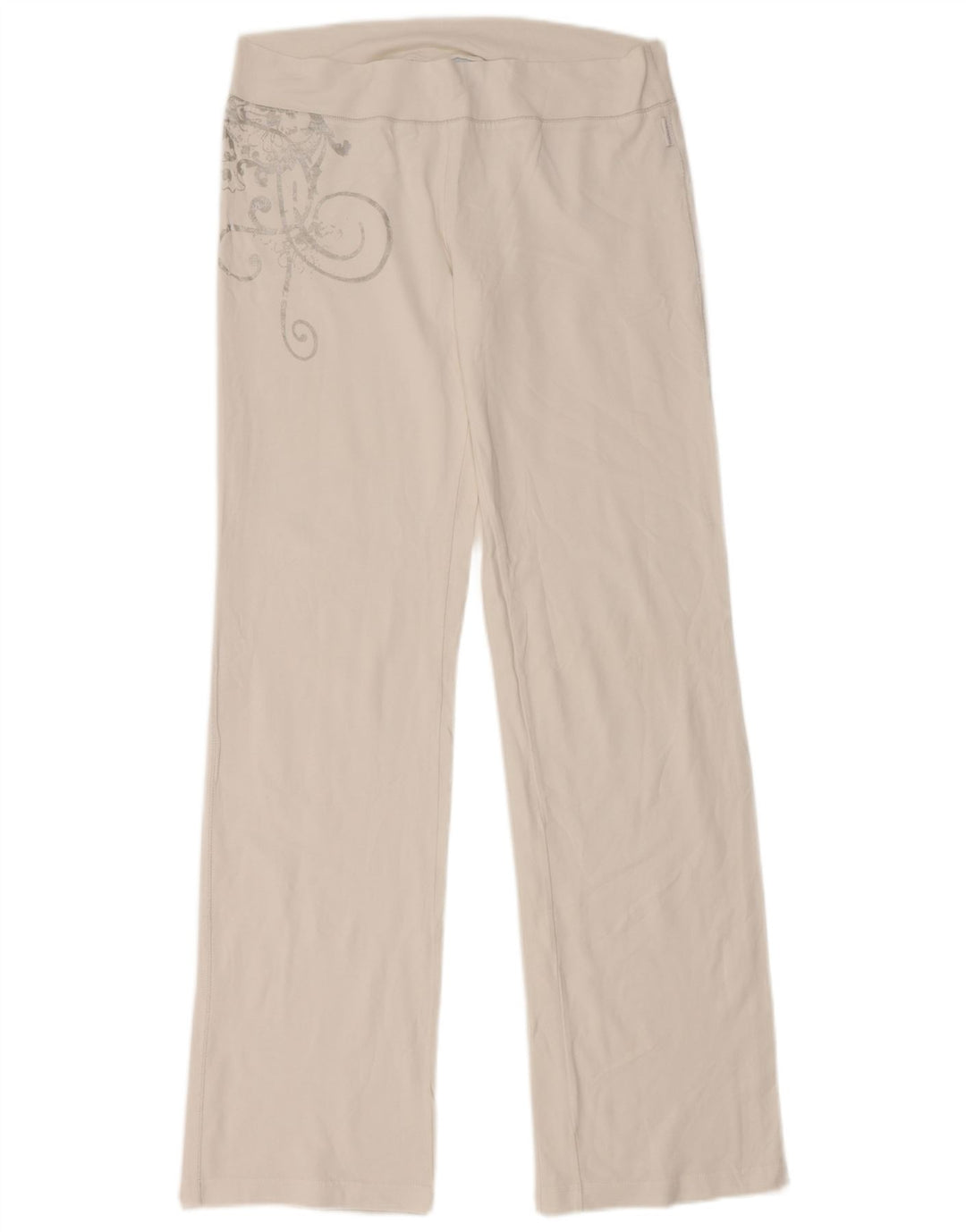 Pantaloni de trening cu grafic pentru femei Arena UK 10 Bumbac alb mic