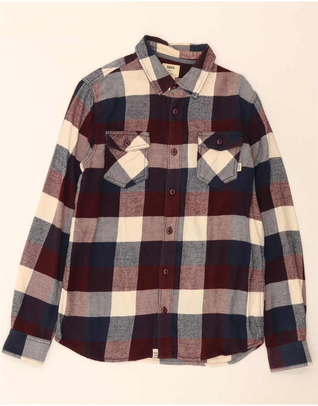 Cămașă din flanel pentru bărbați Vans, bumbac în carouri multicolore
