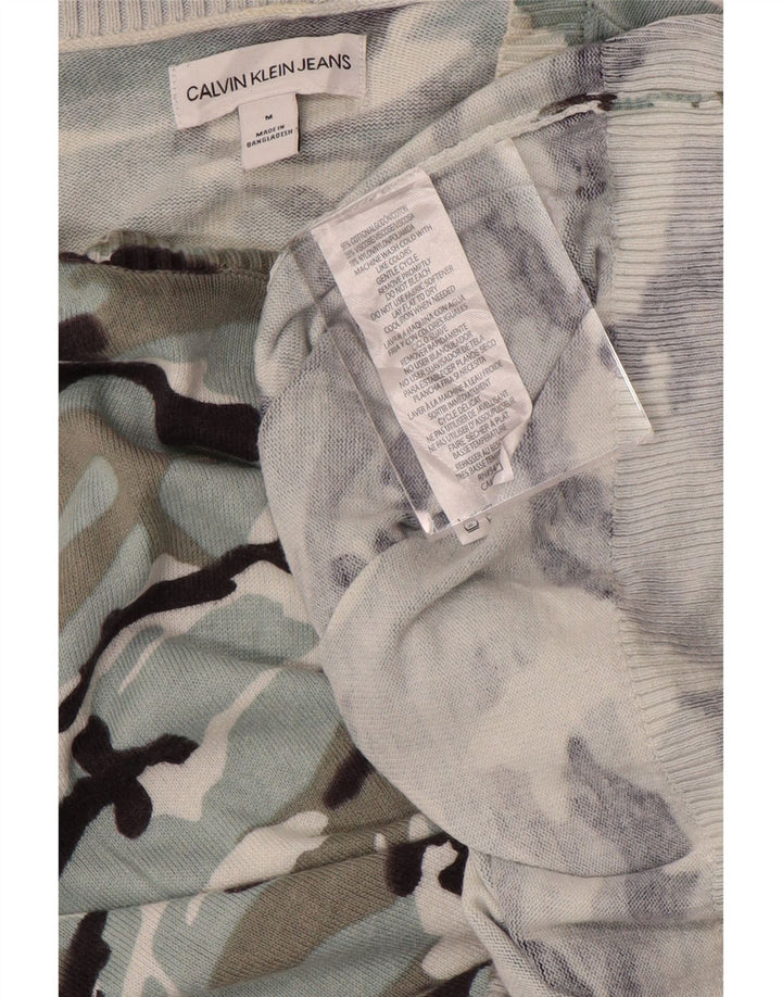 CALVIN KLEIN JEANS Pulover pentru femei cu gât de barcă UK 14 Medium Blue