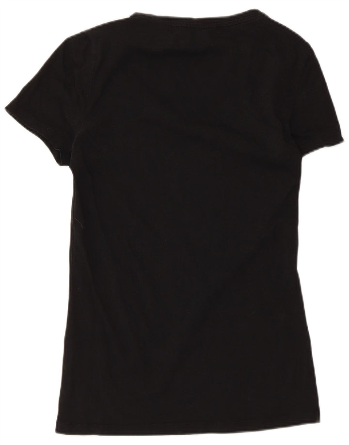 Tricou grafic Guess pentru femei Top UK 8 Small Black