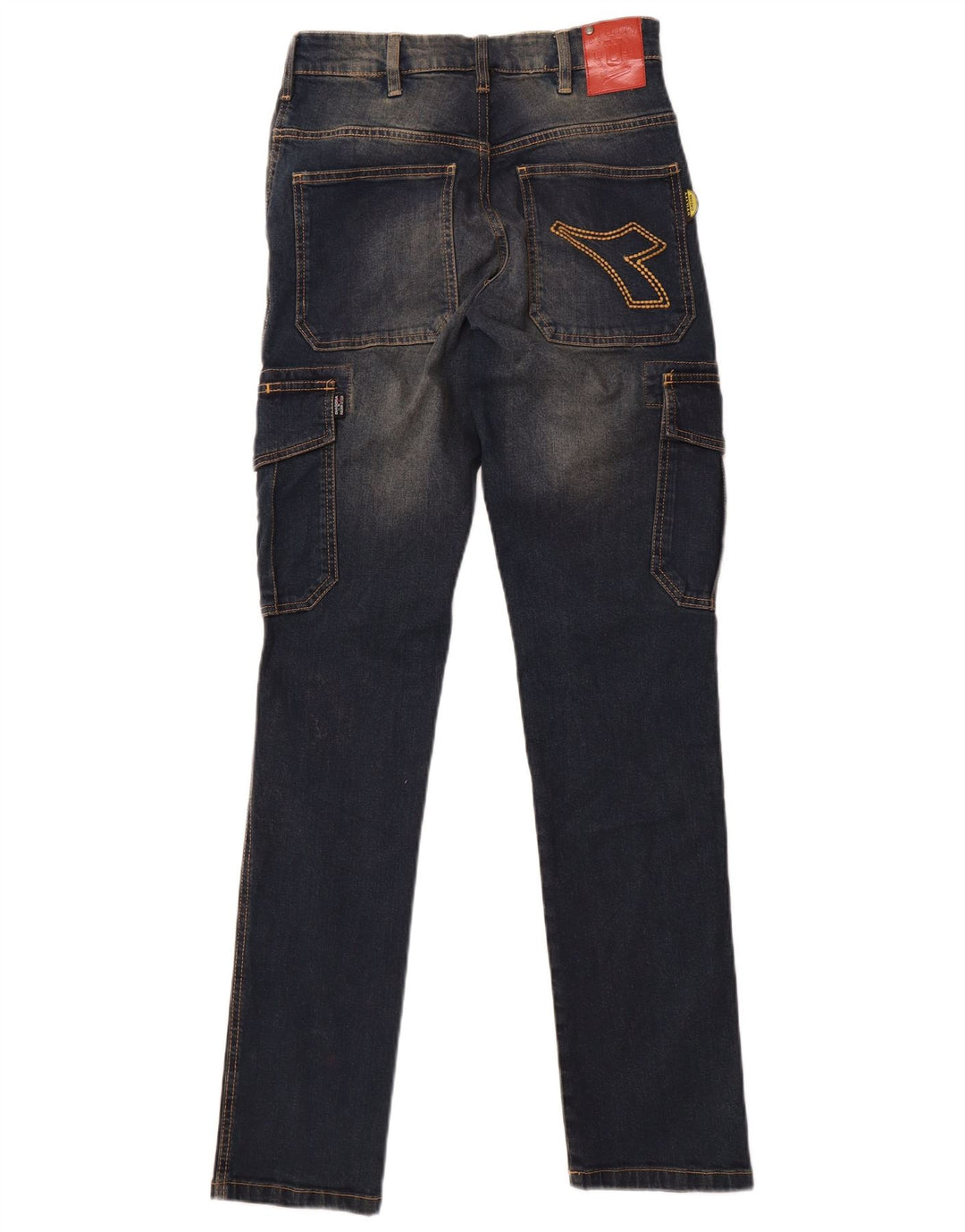 Blugi Diadora Cargo Slim pentru femei W28 L32 Bumbac bleumarin