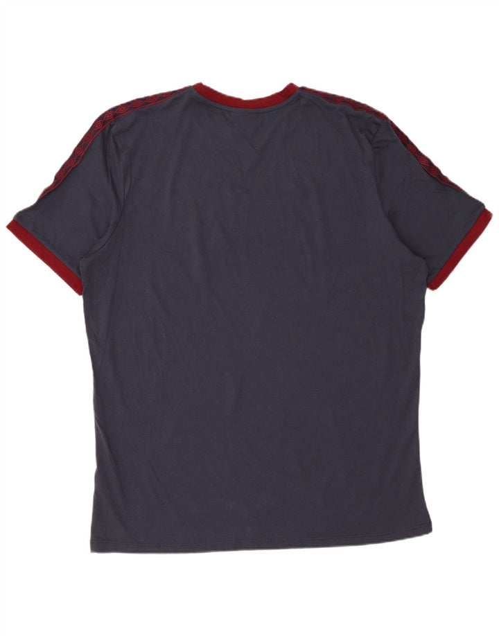 Tricou pentru bărbați Umbro Top XL Bumbac bleumarin