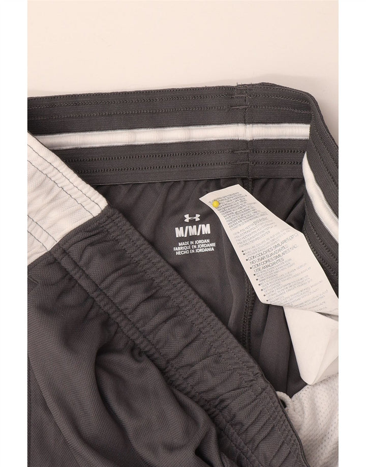 Pantaloni scurți sport Under Armour pentru bărbați, gri mediu, poliester color bloc