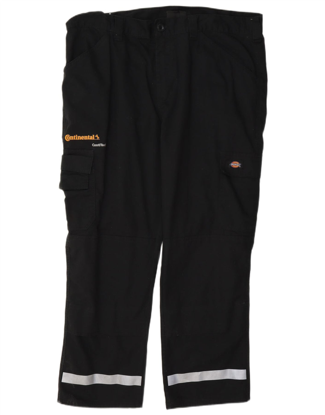 Pantaloni cargo dritti pentru bărbați Dickies L40 L28 Poliester negru color bloc