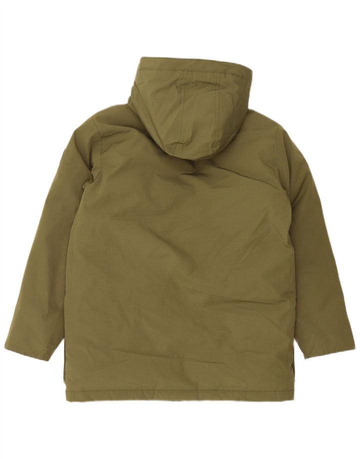 Jachetă parka cu glugă Gap Boys 13-14 ani Kaki Poliester