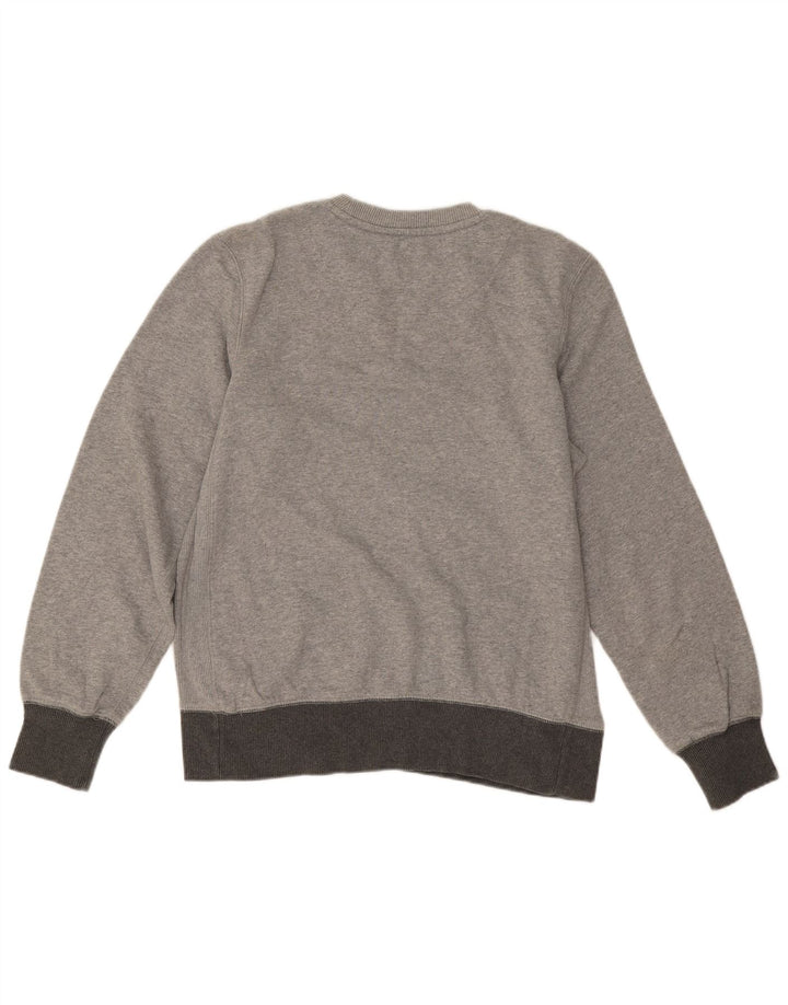 Pulover Nike pentru bărbați, Marea Britanie 38/40, bumbac cu pete gri mediu