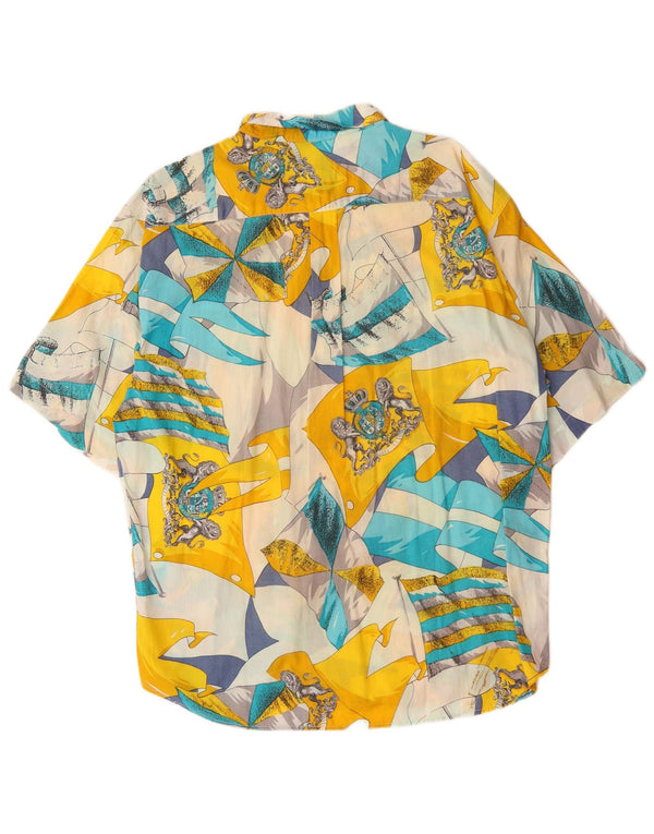 Cămașă cu mânecă scurtă pentru bărbați Massaro, cu model abstract, XL, multicoloră