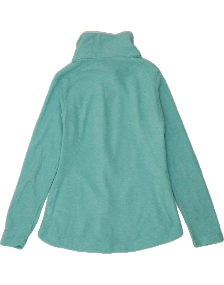 EDDIE BAUER Womens Fleece Jacket UK 14 Medium Turquoise Polyester Vintage Eddie Bauer and Second-Hand Eddie Bauer from Messina Hembry 