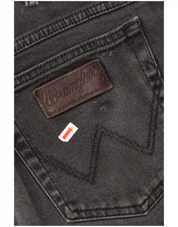 WRANGLER Jeans drepte pentru bărbați Texas W38 L30 bumbac negru