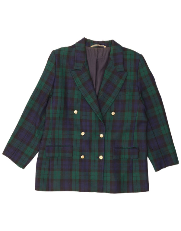 Marks & Spencer jachetă pentru bărbați cu două piepturi, UK 44 2XL, verde check