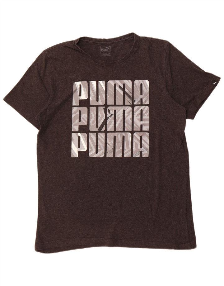 Tricou grafic PUMA pentru bărbați Top mare gri