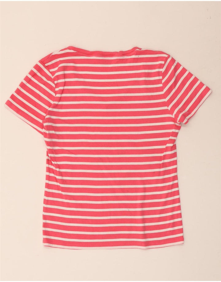 TOMMY HILFIGER Tricou pentru femei Top UK 18 XL Bumbac cu dungi roz