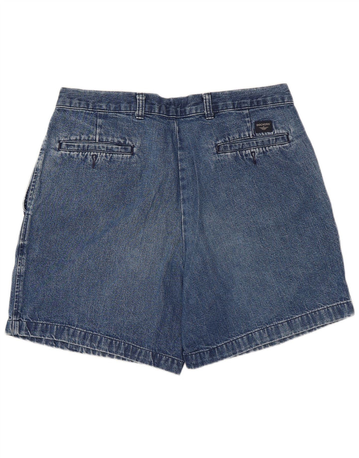 Pantaloni scurti denim Dockers pentru femei W34, mare, albastru, bumbac