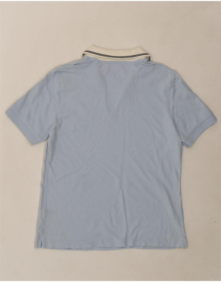 TOMMY HILFIGER Womens Polo Shirt UK 14 Medium Blue Cotton Vintage Tommy Hilfiger and Second-Hand Tommy Hilfiger from Messina Hembry 