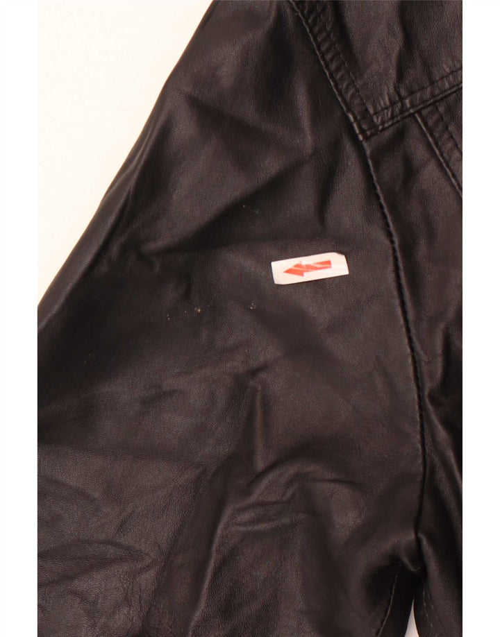 Jachetă de piele pentru bărbați de epocă IT 48 Medium Black