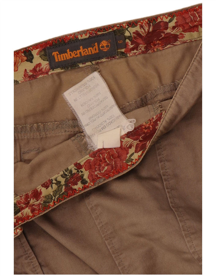 Fusta A-Line pentru femei Timberland US 6 Medium W30 Maro Bumbac