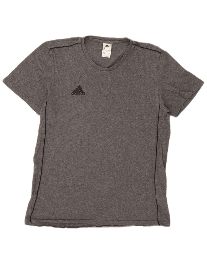 Tricou pentru bărbați Adidas Top Medium Gri Bumbac