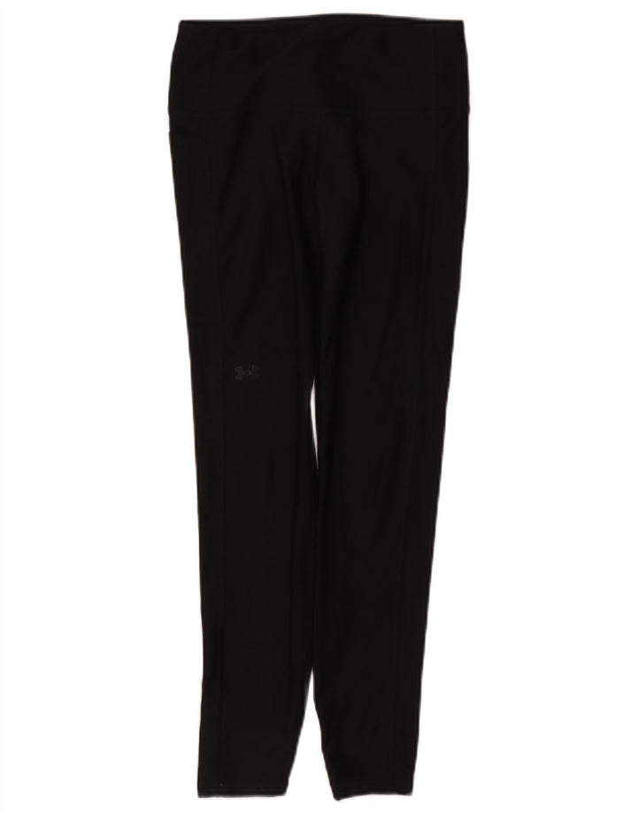 Leggings Under Armour pentru femei Heat Gear UK 10, poliester negru mic