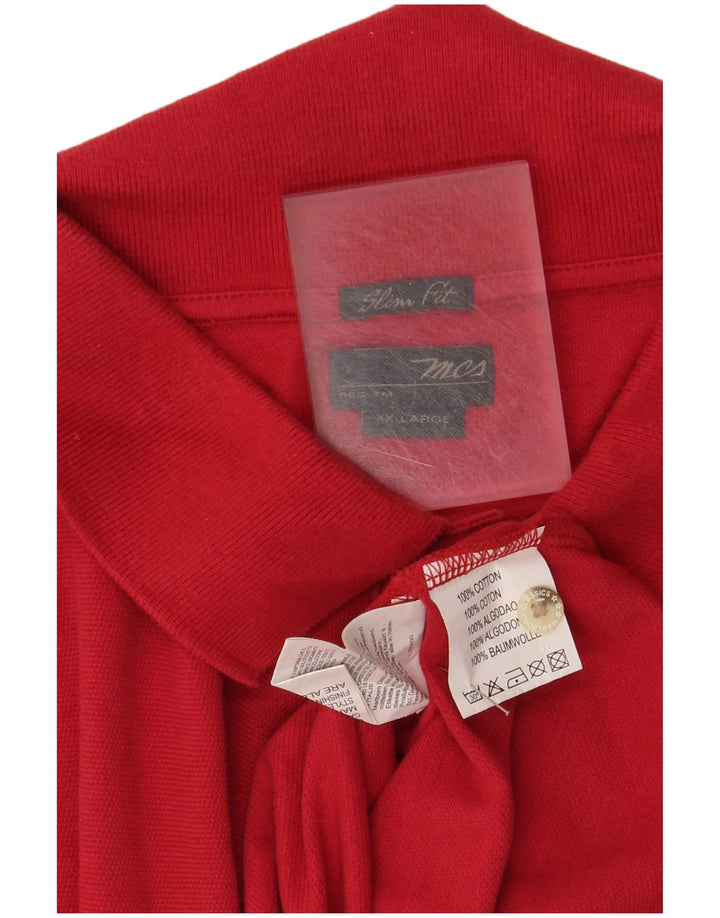 Tricou polo Marlboro Classics pentru bărbați, 2XL, roșu, bumbac