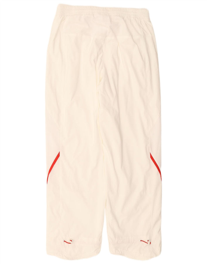 VINTAGE Mens Tracksuit Trousers XL  White Polyester