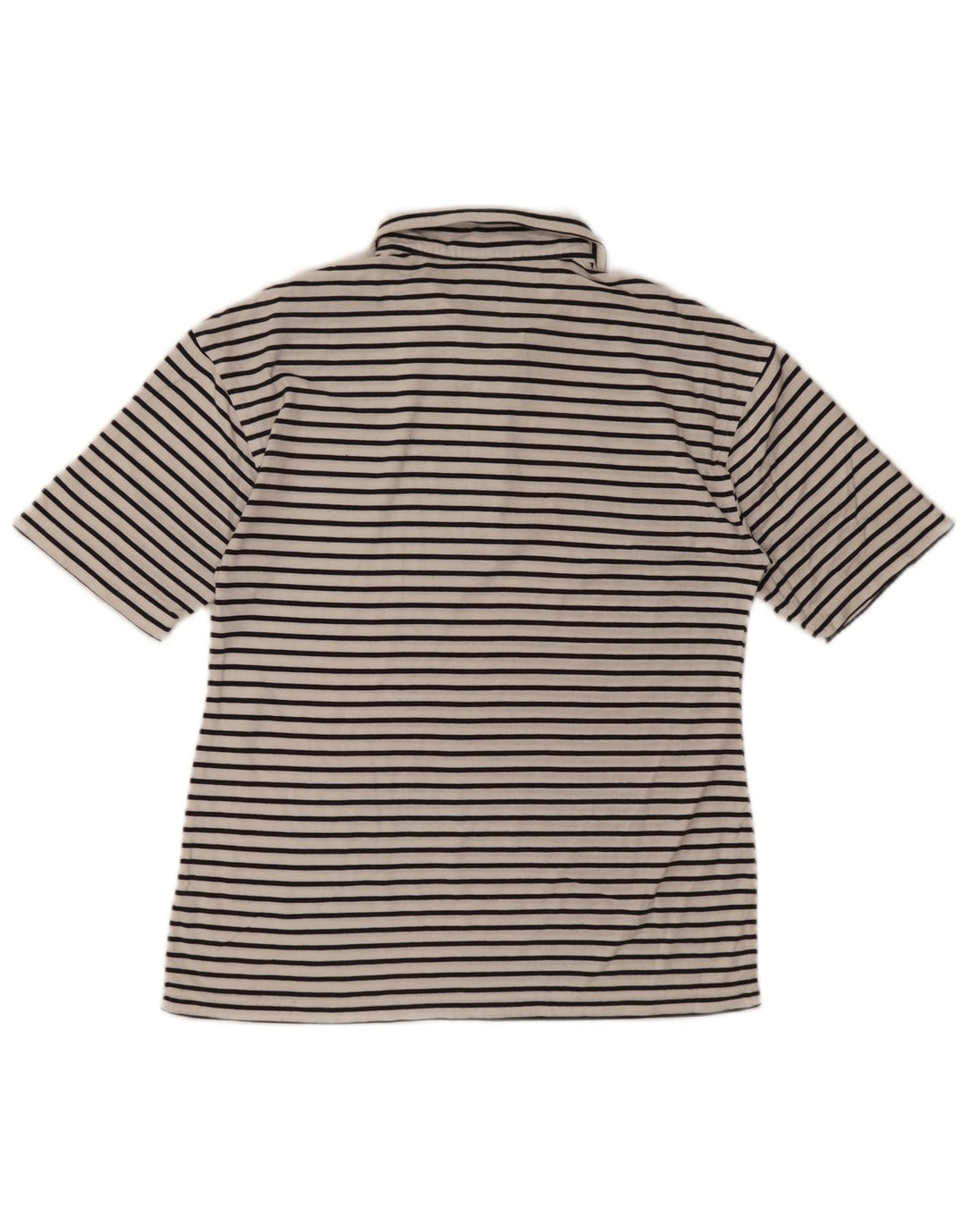 Tricou polo Lacoste pentru bărbați, mărimea 4, mediu alb, cu dungi