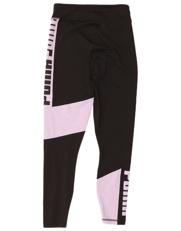 Leggings grafic Puma pentru femei UK 10, negru, color block