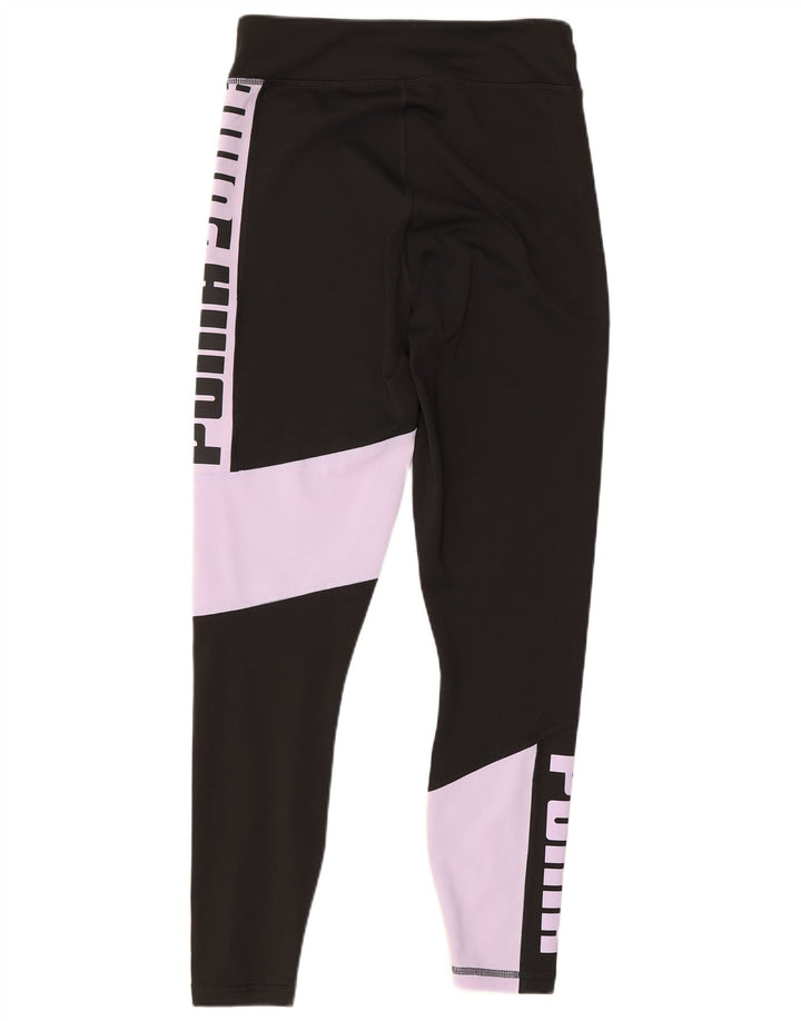 Leggings grafic Puma pentru femei UK 10, negru, color block