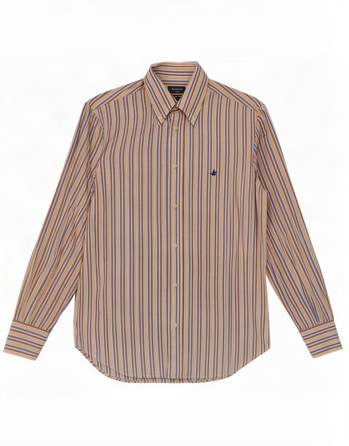 Cămașă pentru bărbați Brooksfield Slim Fit Mărimea 39 Medium, multicoloră, cu dungi