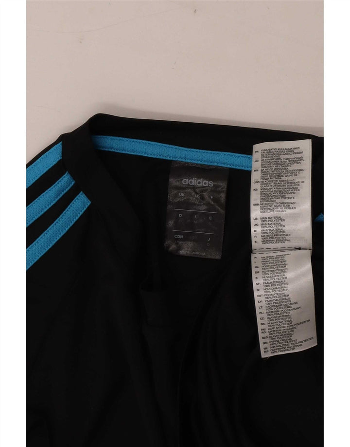Tricou Adidas Climalite pentru bărbați Top Mediu Negru Poliester
