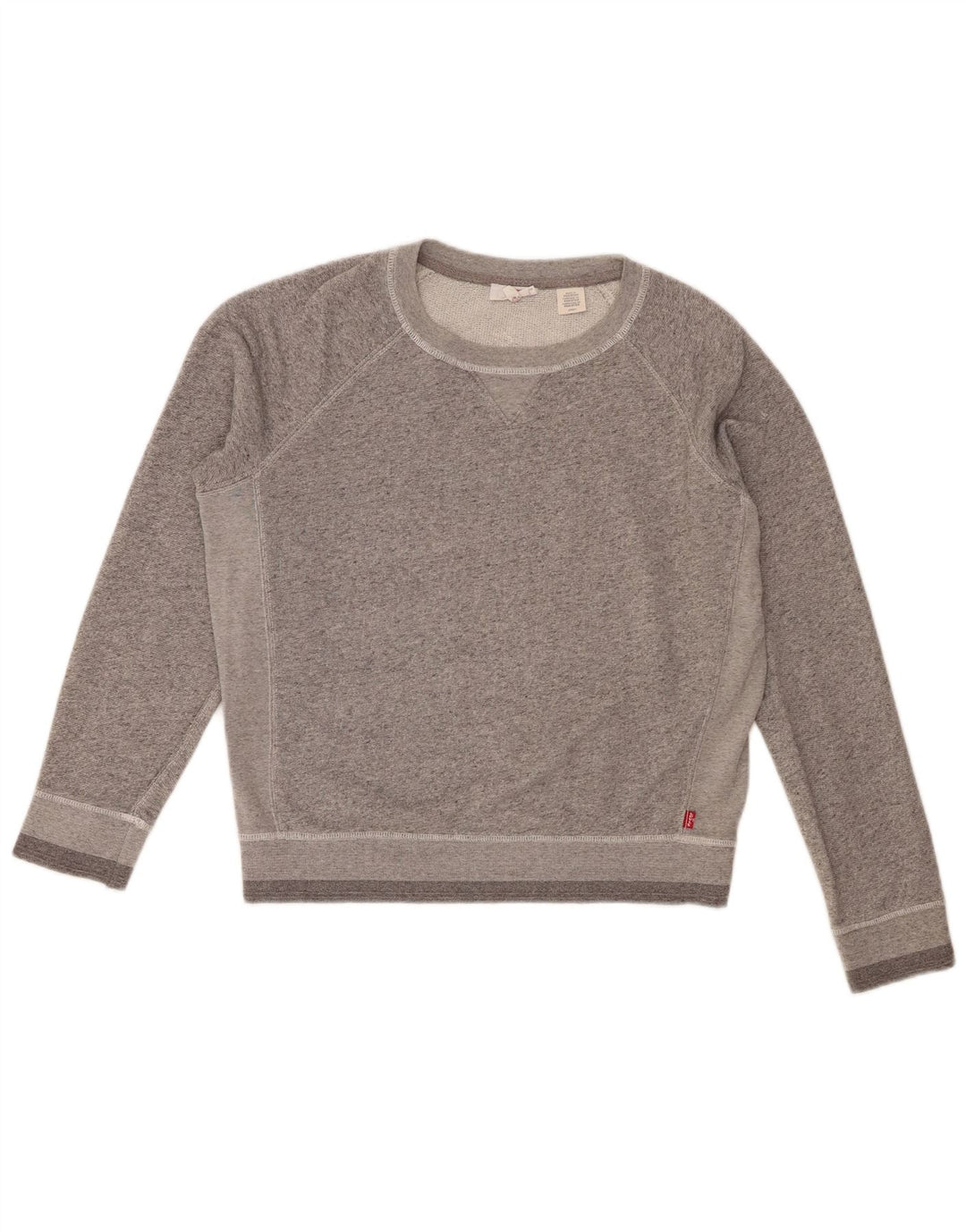 Pulover supradimensionat pentru femei Levi's UK 10 Bumbac cu pete gri mic