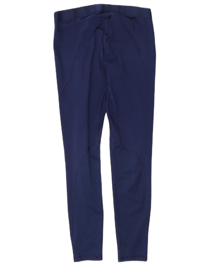 Leggings pentru femei Adidas UK 14 Medium Bleumarin